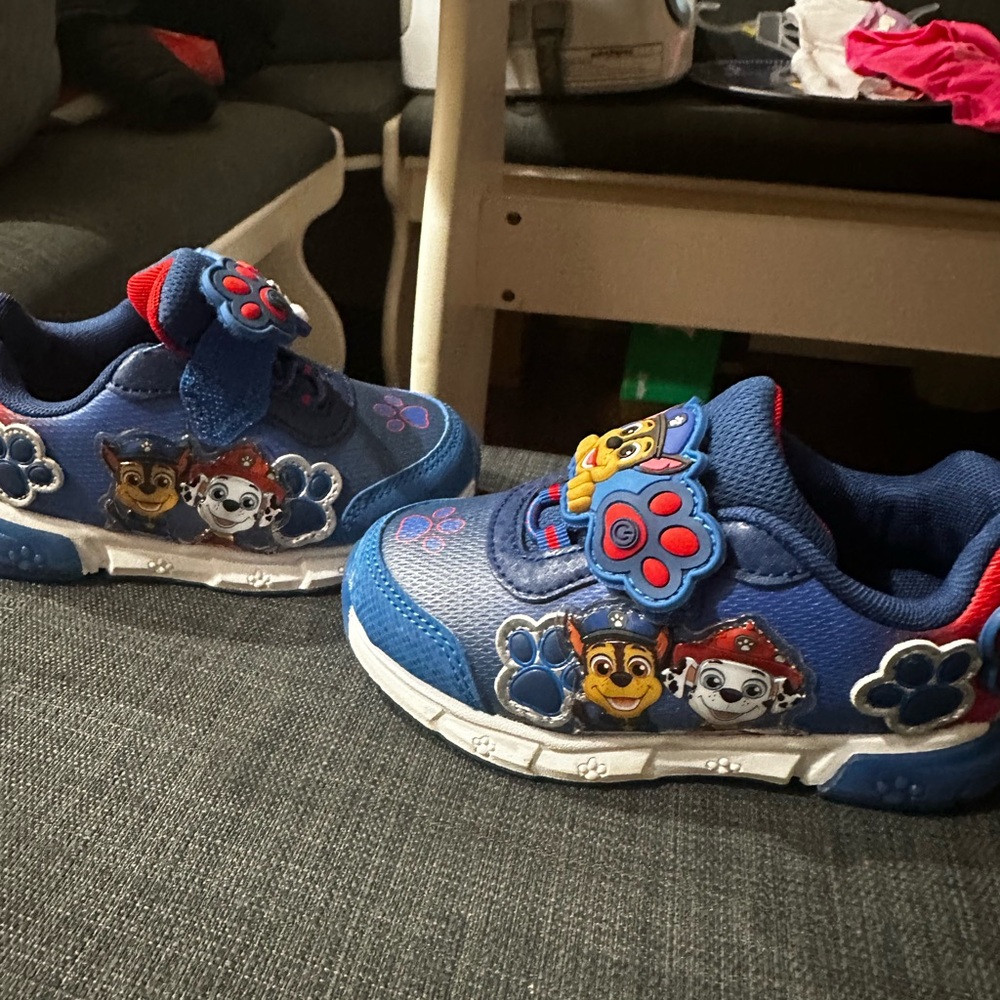 Kids Blue Paw Patrol Shoes